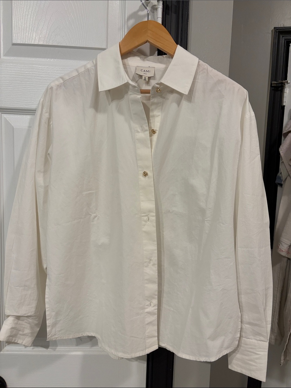 Cami NYC White Button-Down Shirt